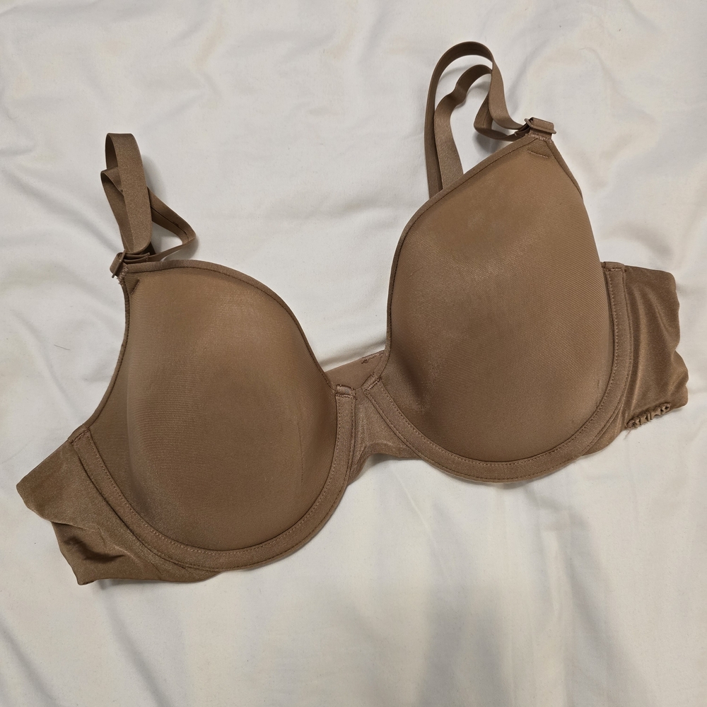 Skims Nude Mesh T-Shirt Bra